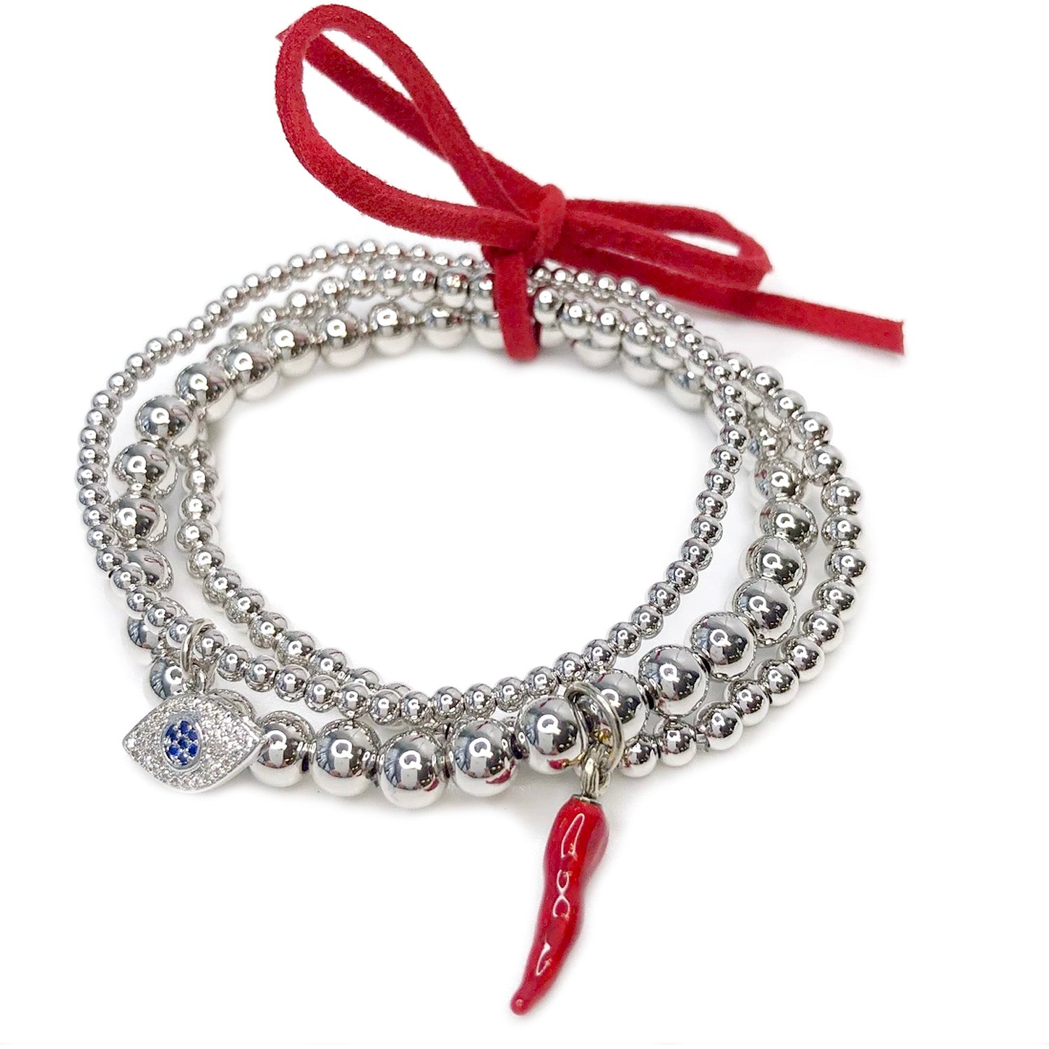 Calza silver bracelet - Italian jewelry - anka-jewellery.com